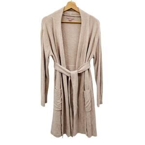 Barefoot Dreams tan pink robe L/XL‎